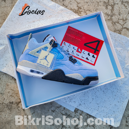 Air Jordan 4 University Blue (1:1 Grade) Sneakers